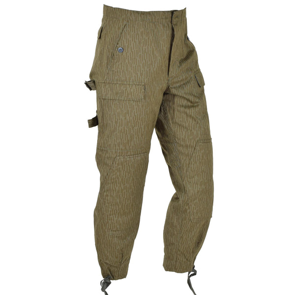Originele Duitse militaire NVA Strichtarn Camo tactische broek veld broek nieuw