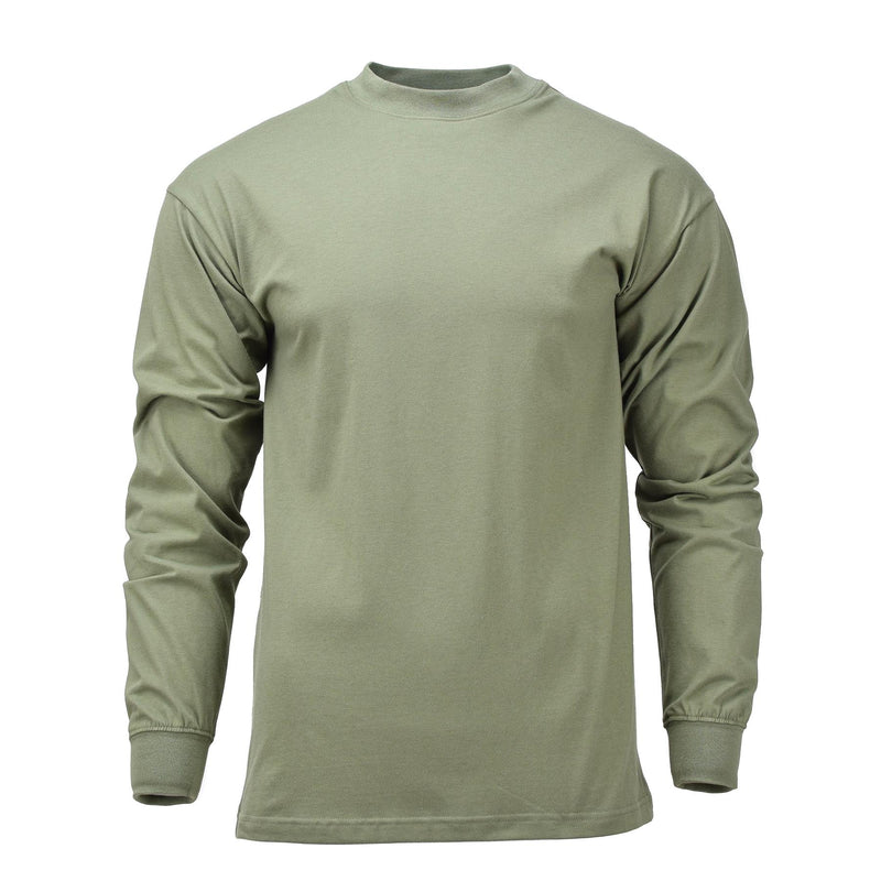 Camicia militare ceca biancheria bianche da oliva a maniche lunghe 2 ° strato uniforme da trekking nuovo