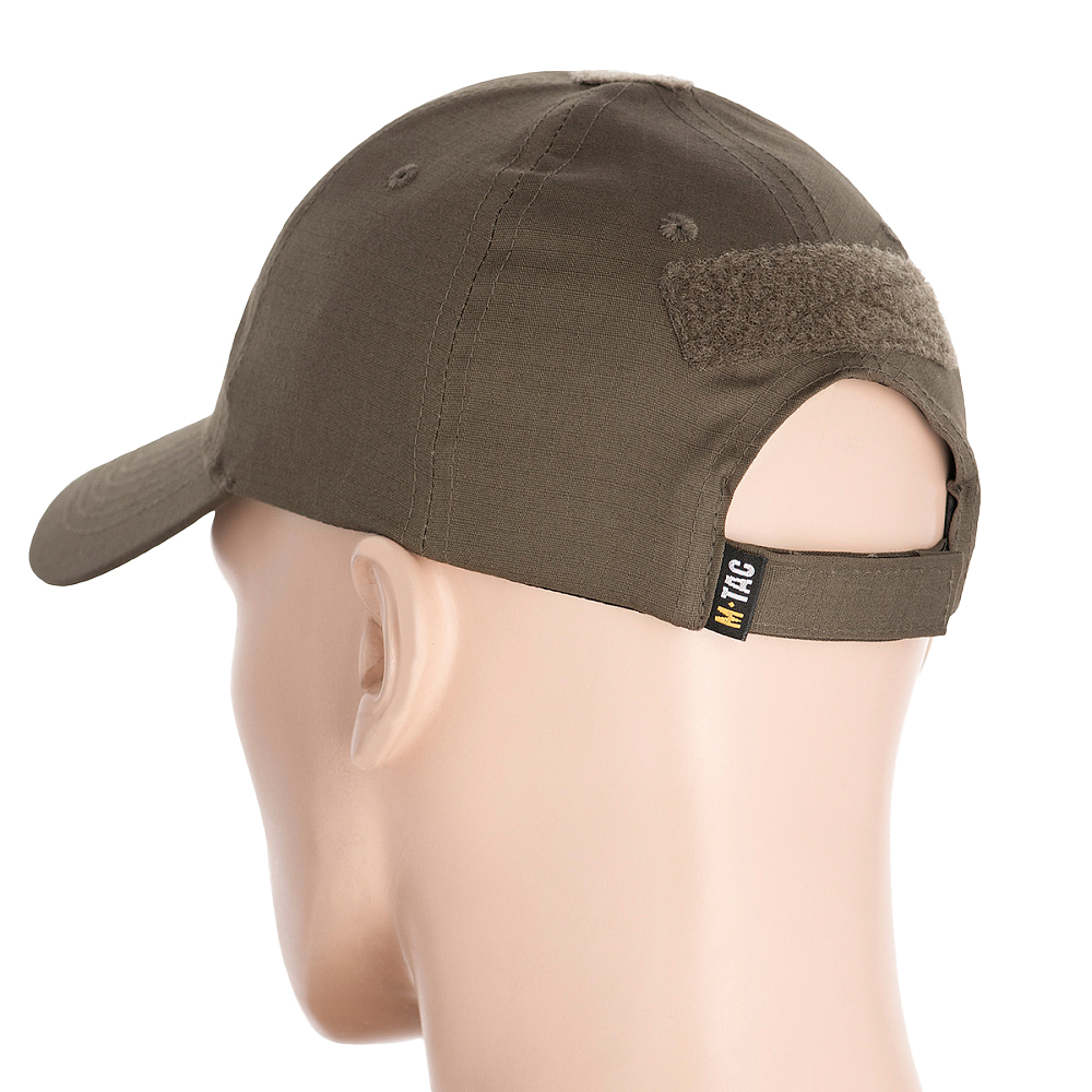 Berretto da baseball tattico M-Tac Vestibilità flessibile Ripstop Gancio e anello Oliva scuro L/XL