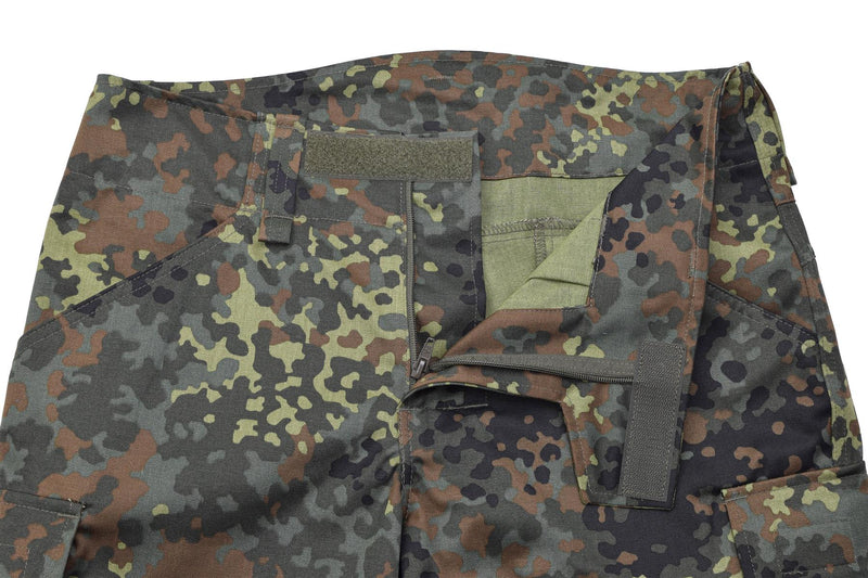 Pantaloni tattici militari Leo Kohler esplorano Flecktarn Camo Pantaloni più alti