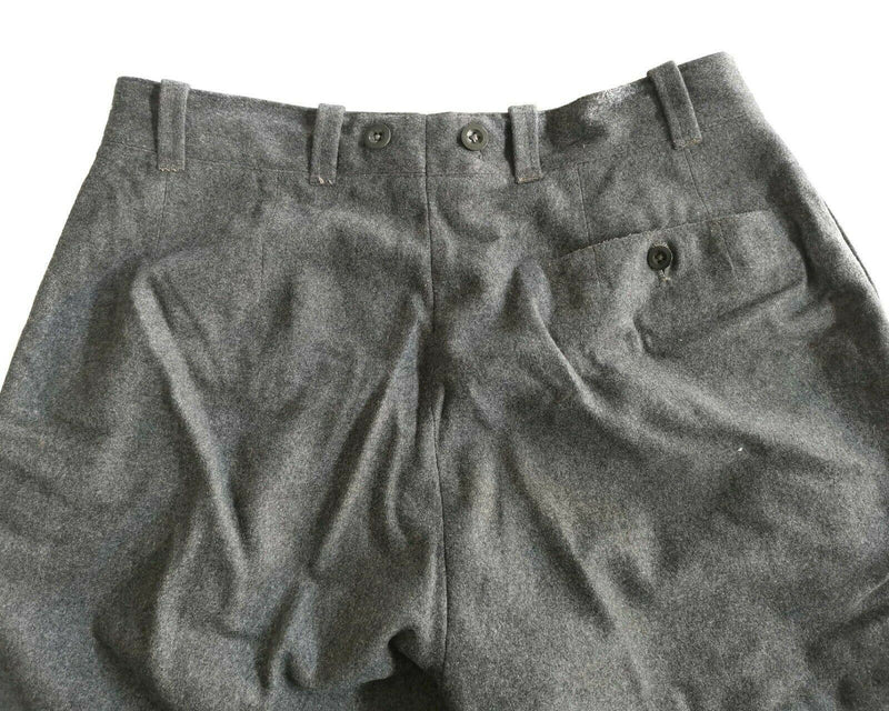 Original Swiss army wool pants military surplus field trousers Switzerland