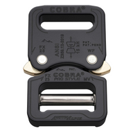 Boucle de ceinture AustriAlpin COBRA PRO STYLE 18 kN 25 mm à dégagement rapide noir