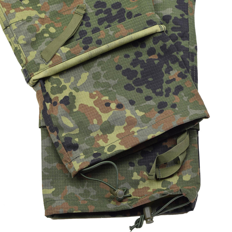 TACGEAR Brand German Army style field cargo combat pants flecktarn camo ripstop