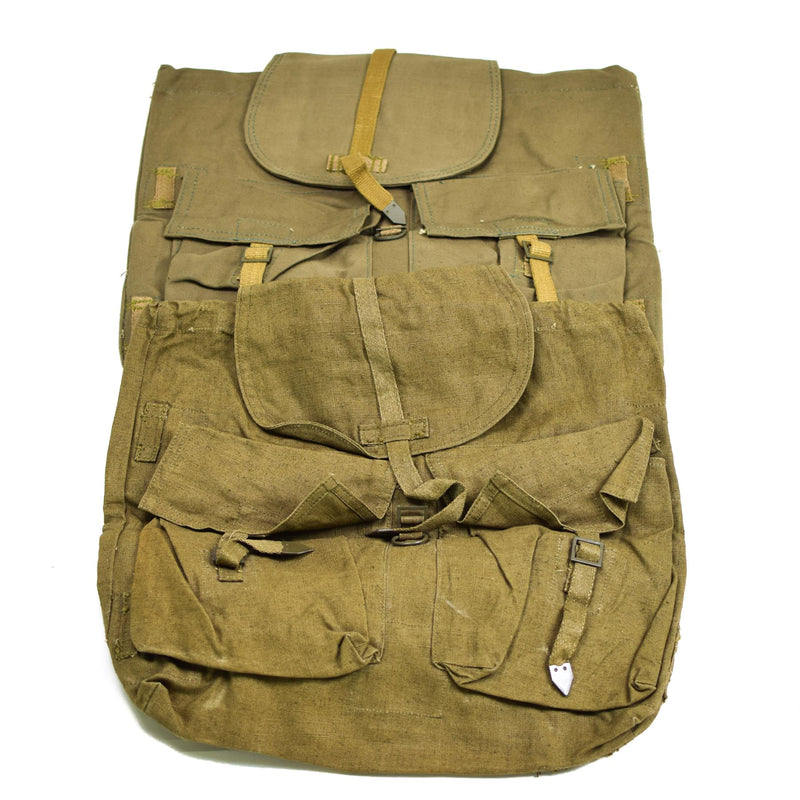 Lo zaino vintage originale dell'Esercito ceco con bretelle di teste di cinturini Y M60 NOVITÀ