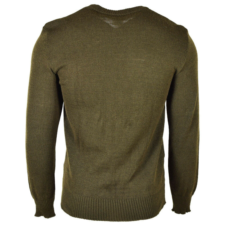 Original Czech army pullover M85 V-neck sweater brown NEW