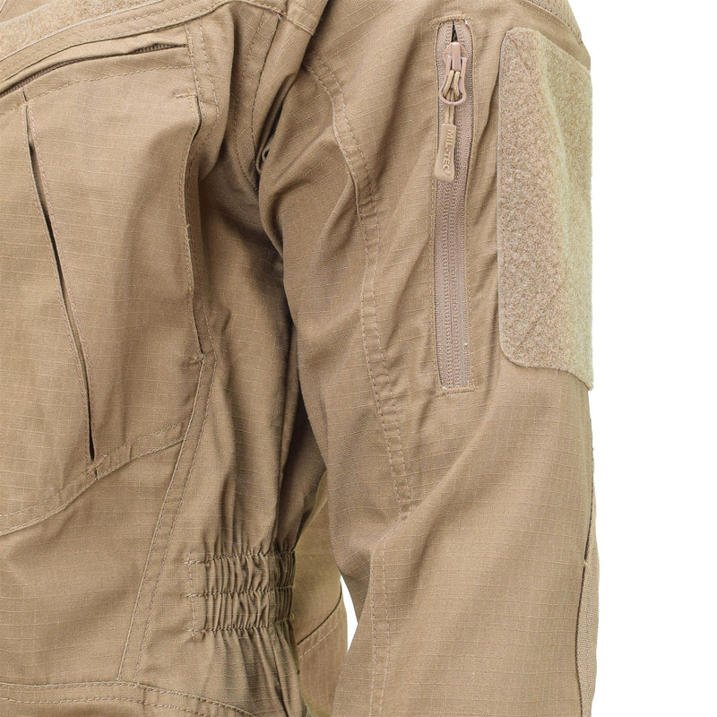 Mil-Tec Brand Military Style Ripstop Dark Coyote Combat Troops Chimera