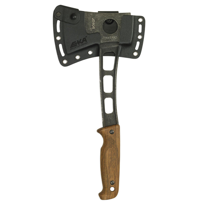 EKA Brand HatchBlade W1 lightweight axe 12C27 stainless steel micarta handle