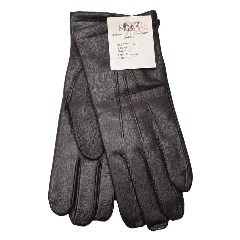 Original Ceca Ceca inverno caldo Caldo cuoio cuoio marrone guanti casual vestito nuovo nuovo