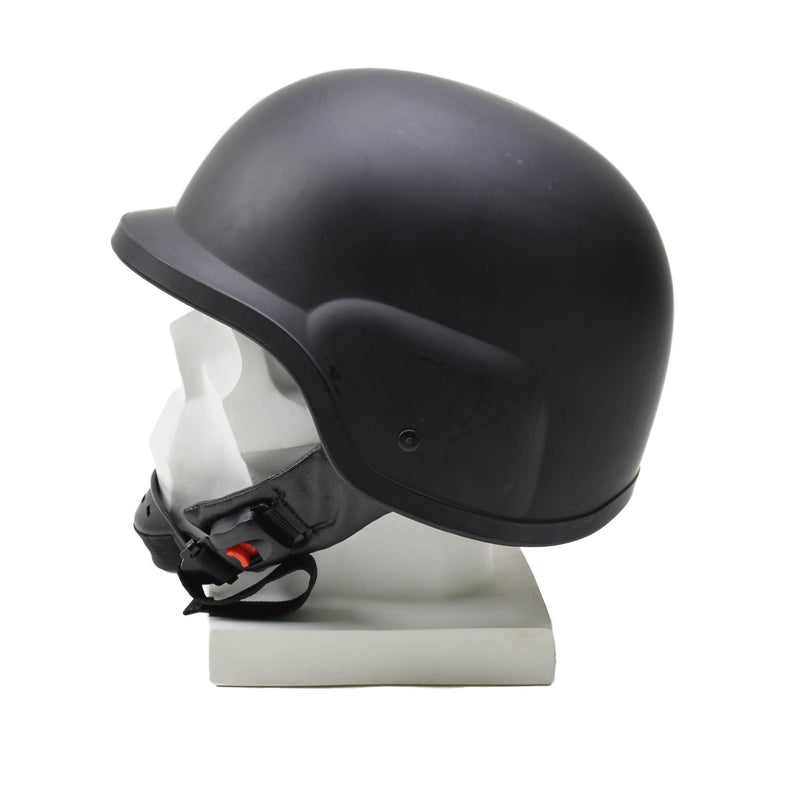 Casque militaire britannique original en plastique noir MK7, équipement d'entraînement tactique NEUF