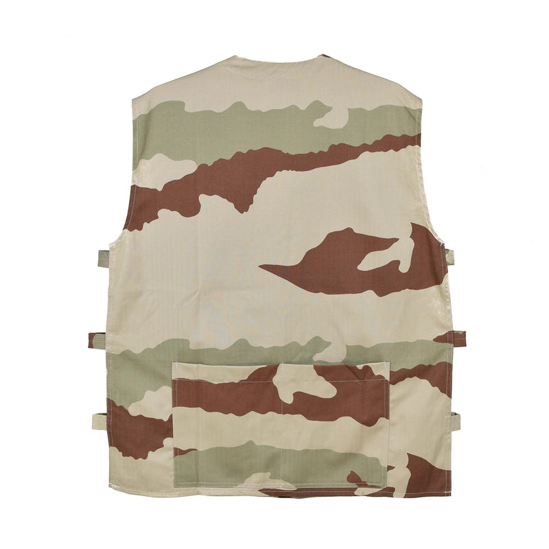 Camisa de combate táctica del ejército francés original gao chaleco f2 desierto camuflage nuevo