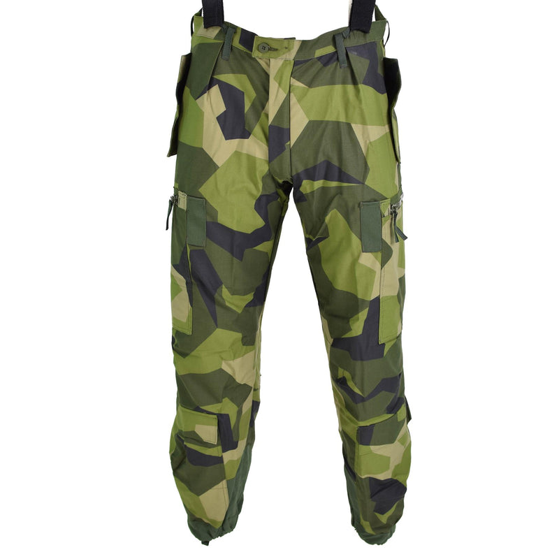 Originele Zweedse thermische tankbroeken M90 Splinter Camouflage BDU -broek Nieuw