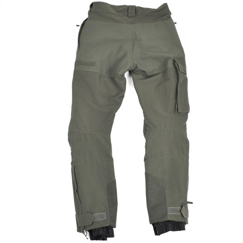 Echt Frans leger Alpine O.D broek met enkelbescherming en bretels nieuw