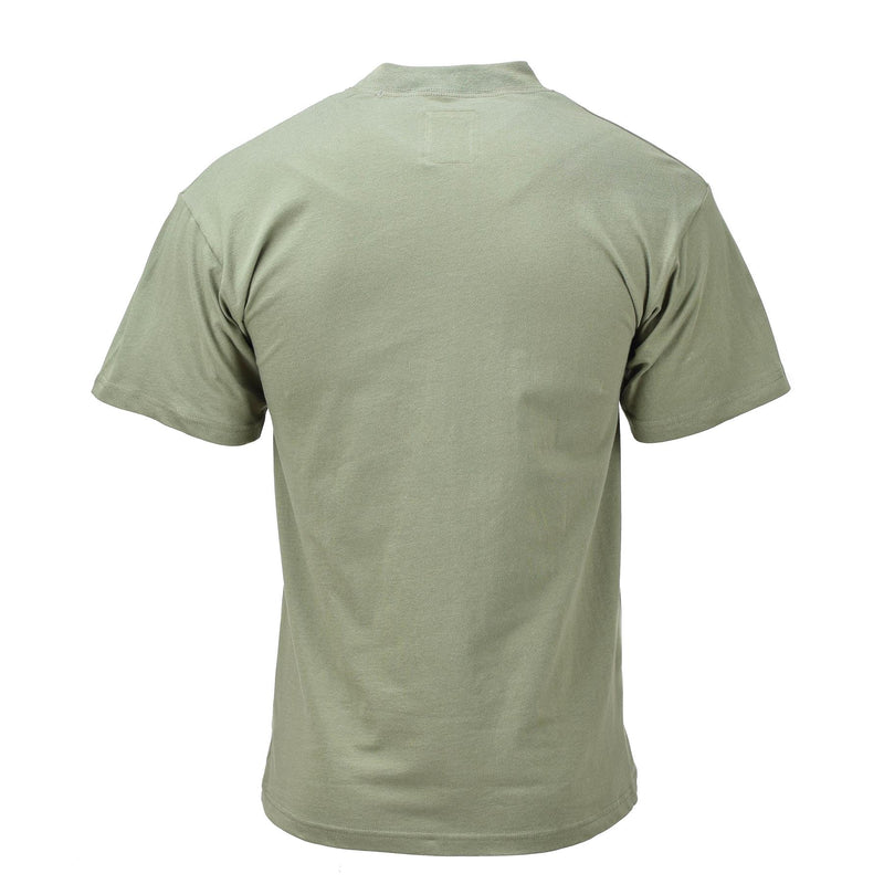 Original Tschechische Armee T-Shirt Olive OD Grün Unterwäsche erste Schicht Feldhemd NEU