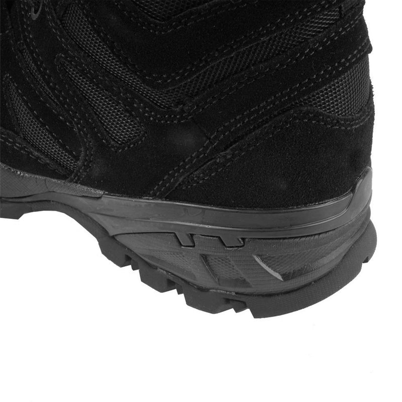 Mil-Tec Squad Boots Mid Calf Round Sole Camping Outdoor Black Suede schoenen