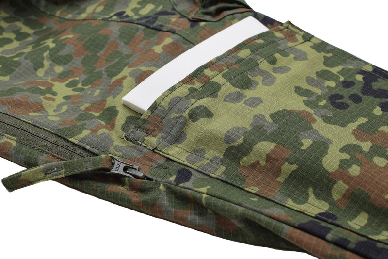 Veste de commando de style militaire de marque TACGEAR, entièrement zippée, ripstop flecktran