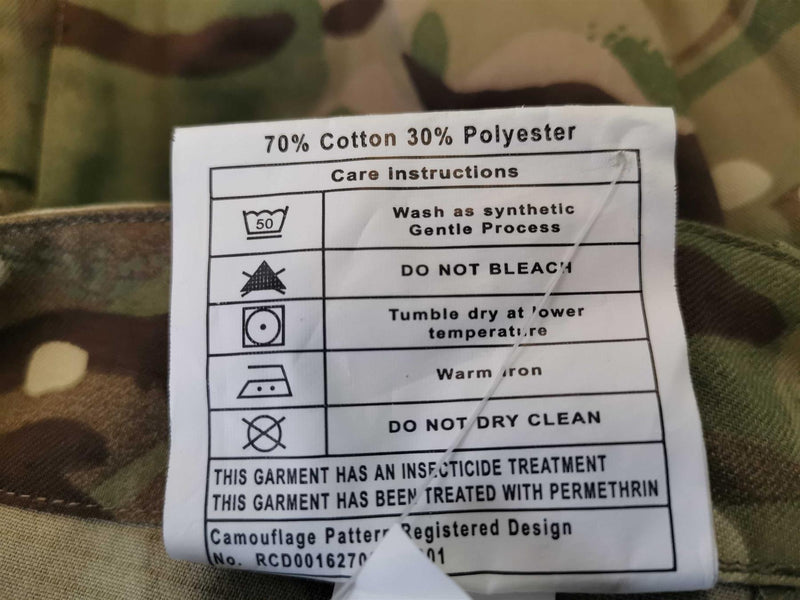 Pantaloni dell'esercito britannico genuino Combattimento militare MTP Cargo Temperati Nuovi