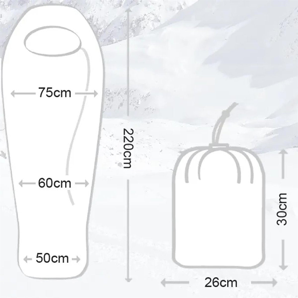 BCB Oren 35 winterslaapzak volwassenen koud weer kamperen buiten -14°C Oranje