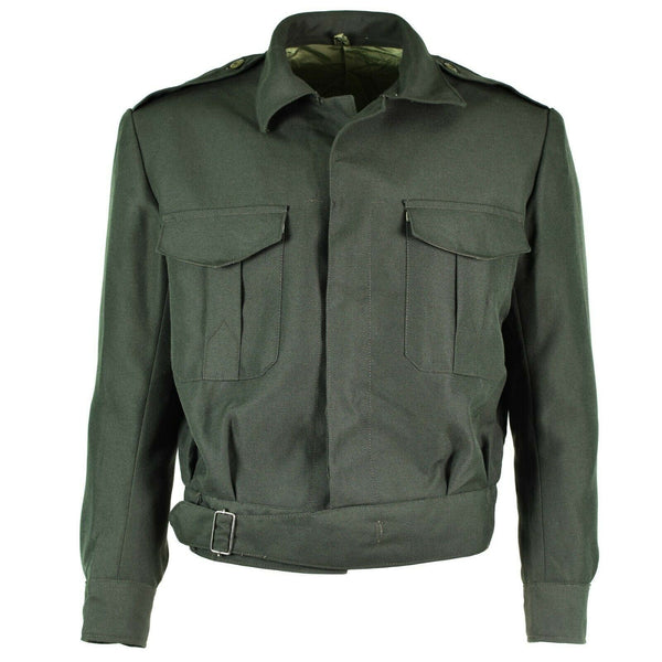 Field dell'esercito greco originale Ike Giacca Gabardine Wool Blaze Grecia militare Nuovo
