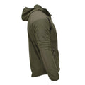 BLOCHL Brand Militar Military Fleece Chaqueta termal con capucha Oliva reforzada nueva
