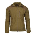 Blohl Brand Militaire stijl jas met capuchon, thermisch fleece versterkte coyote NIEUW