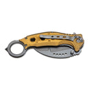 BOKER Black Scorpion folding karambit pocket knife hawkbill 440A stainless steel - GoMilitar