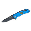 Boker Brand folding pocket knife Air Force Rescue steel 440A aluminum handle