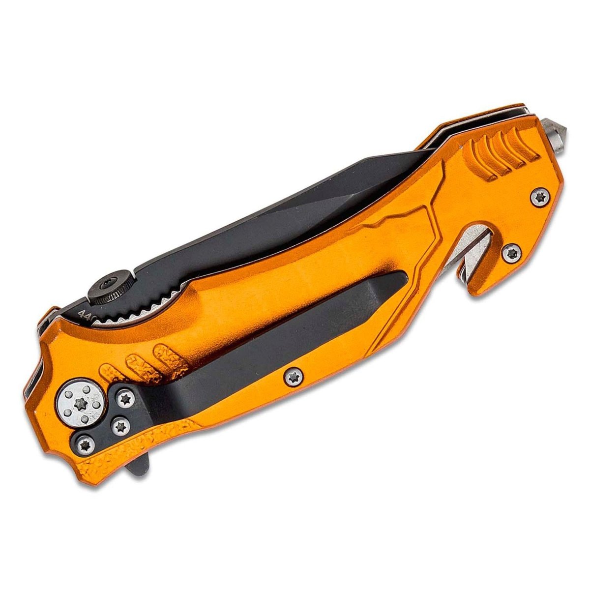 Böker Marken-Klapptaschenmesser EMS Rescue Edelstahl 440A Glasbrecher