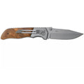 Coltello tascabile pieghevole Boker Brand Forest Ranger manico in legno acciaio 7Cr17MoV