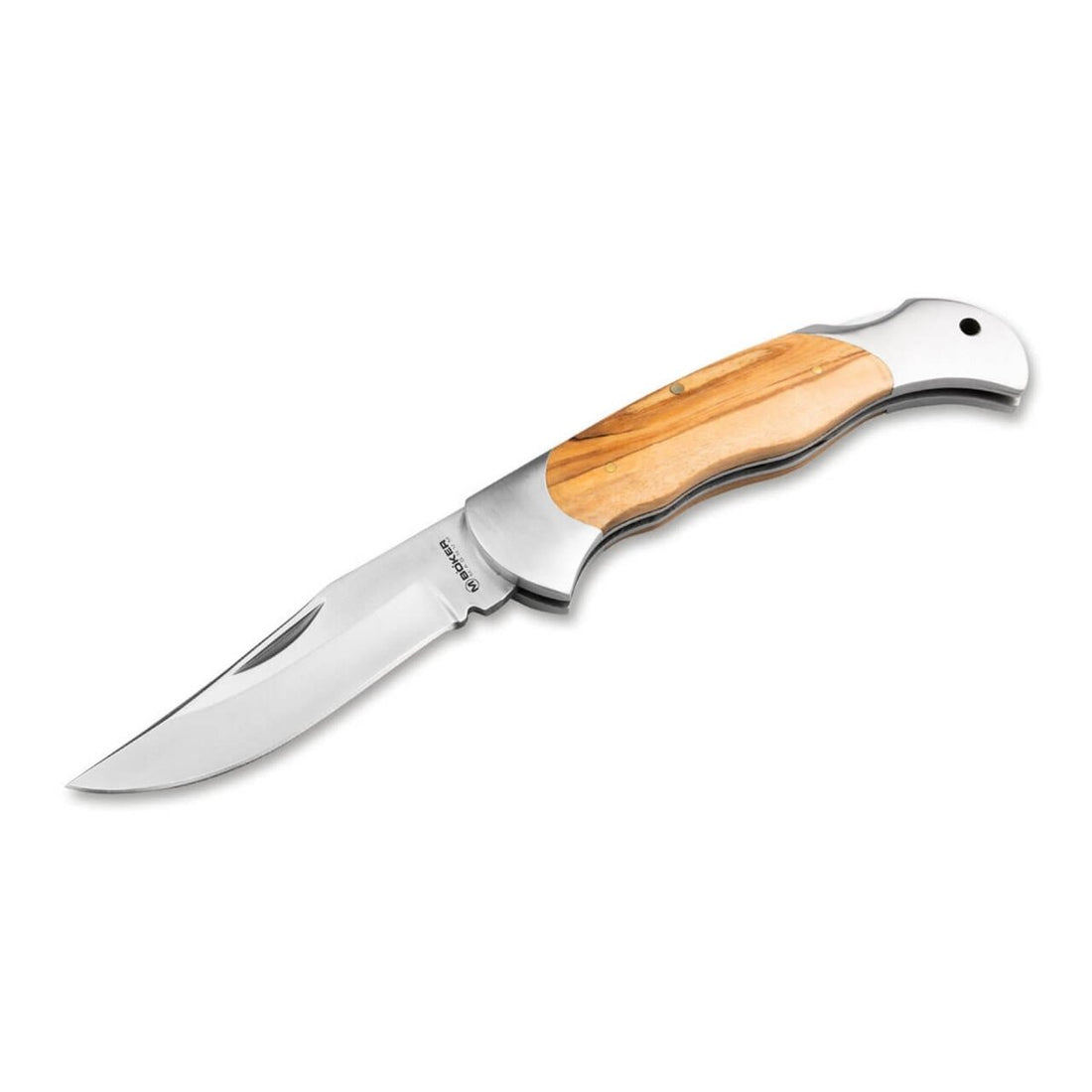 BOKER Classic Hunter One Opvouwbaar zakmes compact 440A staal met houten handvat