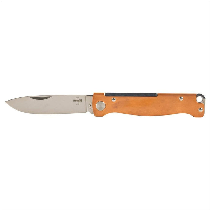 Boker Plus Atlas Folding Pocket Knife 12C27 Steel Blade Copper Handle Bronze