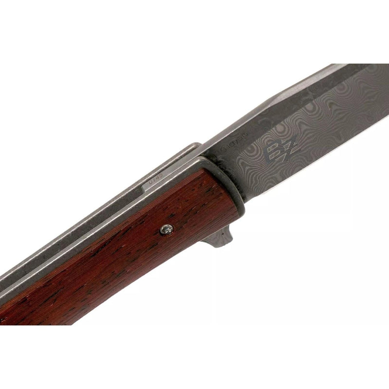 Boker Plus Urban Trapper Pocket Knife Damascus Blade Cocobolo Wood Handle - GoMilitar