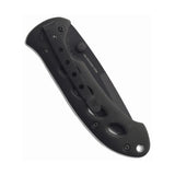 BOKER Shadow Navaja plegable con forma de punta de gota 440A acero inoxidable negro