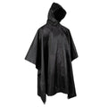 Marke armee stil wasserdicht regen RipStop poncho cape military Schwarz