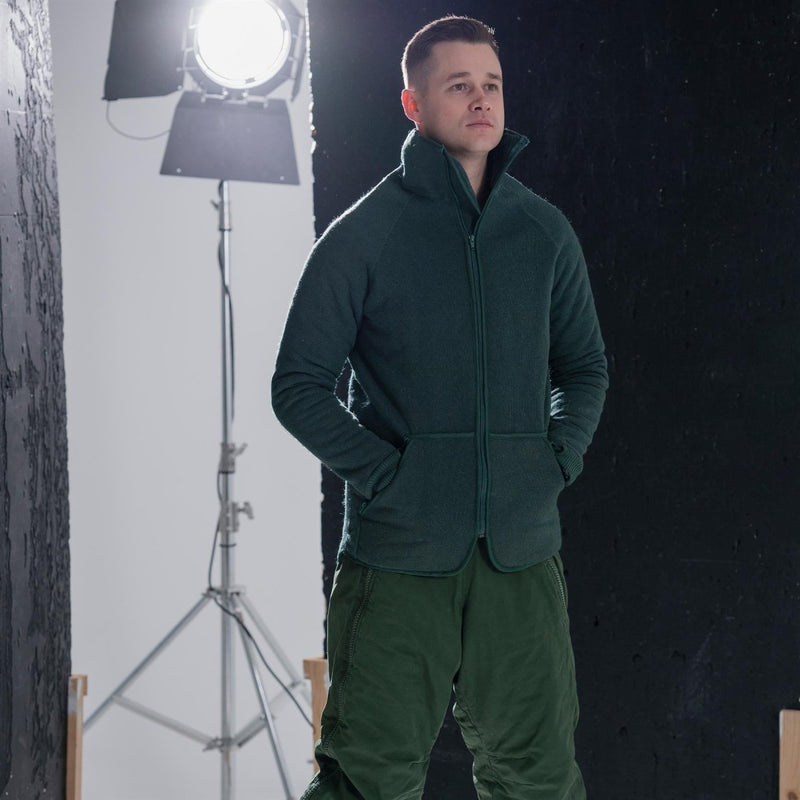 Brand Dutch army field jacket parka thermal liner military fleece cold weather - GoMilitar
