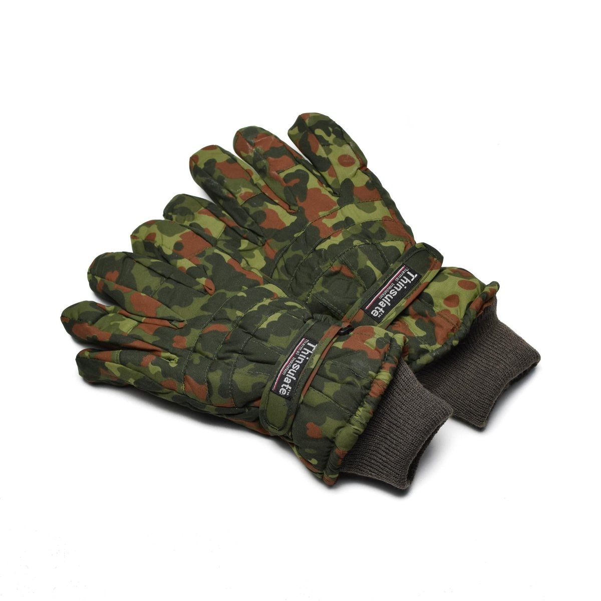 Gants d'hiver Thinsulate de marque Woodland Flecktarn Olive Camouflage