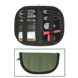 Mil-Tec Kit de costura Bolsa Viaje Camping Reparación Supervivencia Set Oliva Darb
