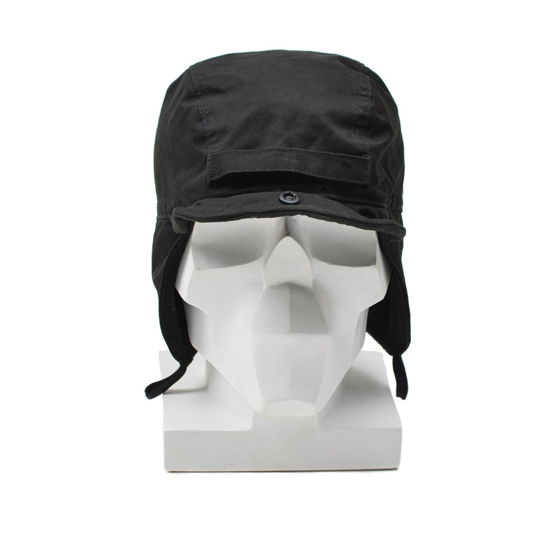Oryginalny holenderski spadek płaszczyznowy czapka klapy ucha Brim Windproof Black Supplus