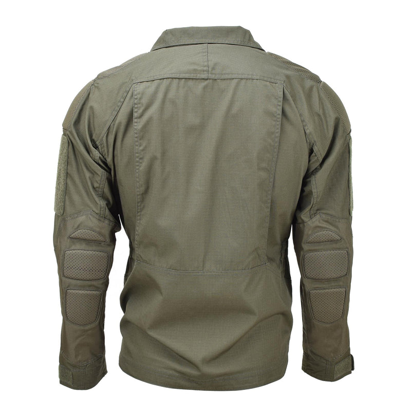 Veste chimère de style militaire de marque Mil-Tec en ripstop vert olive uniforme de combat