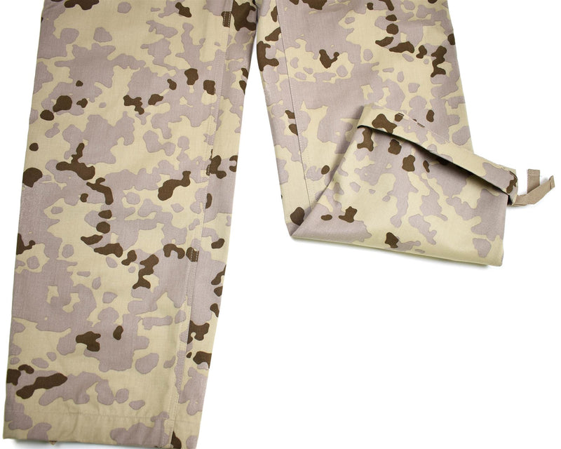 Echt Duitse leger uitgifte woestijn camo broek veld gevechten broek tropisch nieuw