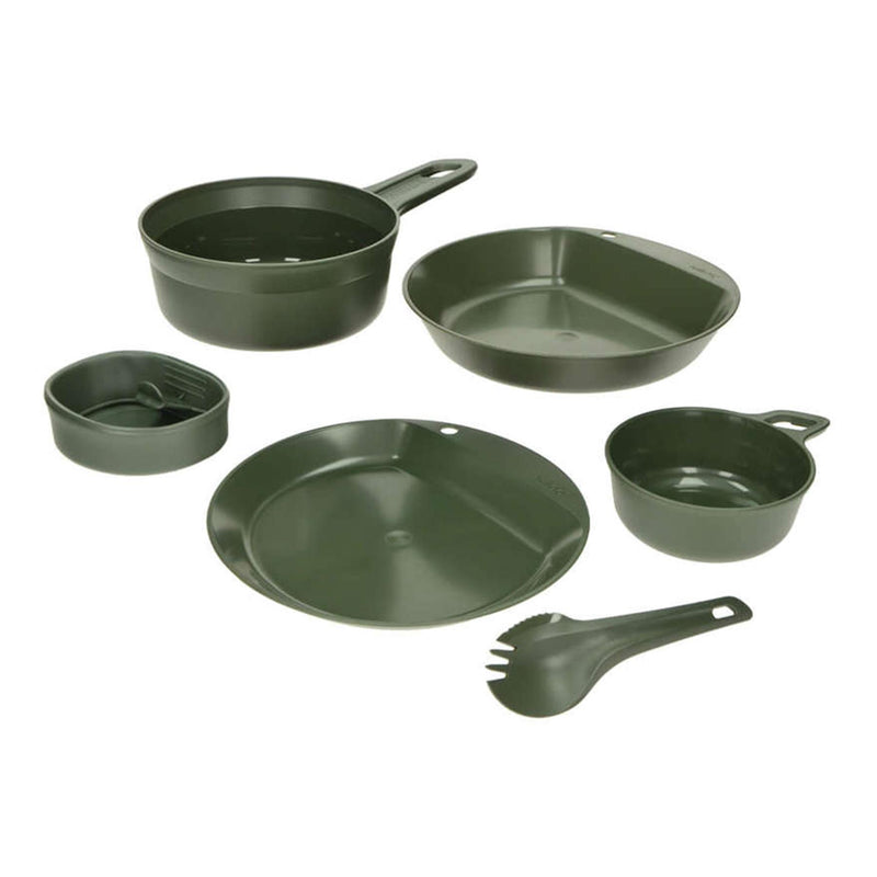 Wildo EXPLORER KIT camping tableware set BPA-free lightweight outdoor utensils