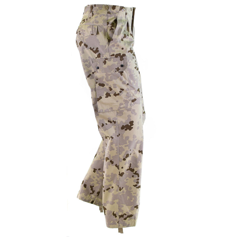 Echt Duitse leger uitgifte woestijn camo broek veld gevechten broek tropisch nieuw