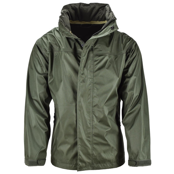Mil-Tec Markenjacke Olivgrün wasserdicht Herren Regenbekleidung wasserabweisend Herren