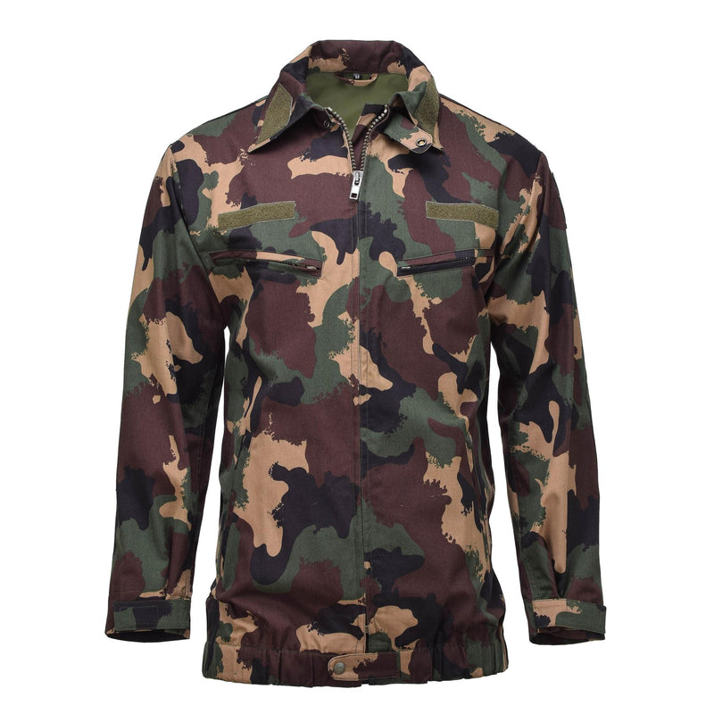 Originele Hongaarse militaire veldjack M1990 vierkleuren bosoverhemden nieuw