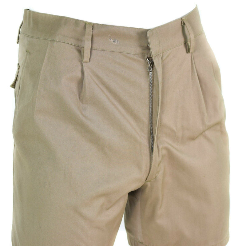 Echte italienische Armee-Shorts Khaki Chino Militär Kampffeld Bermuda BDU