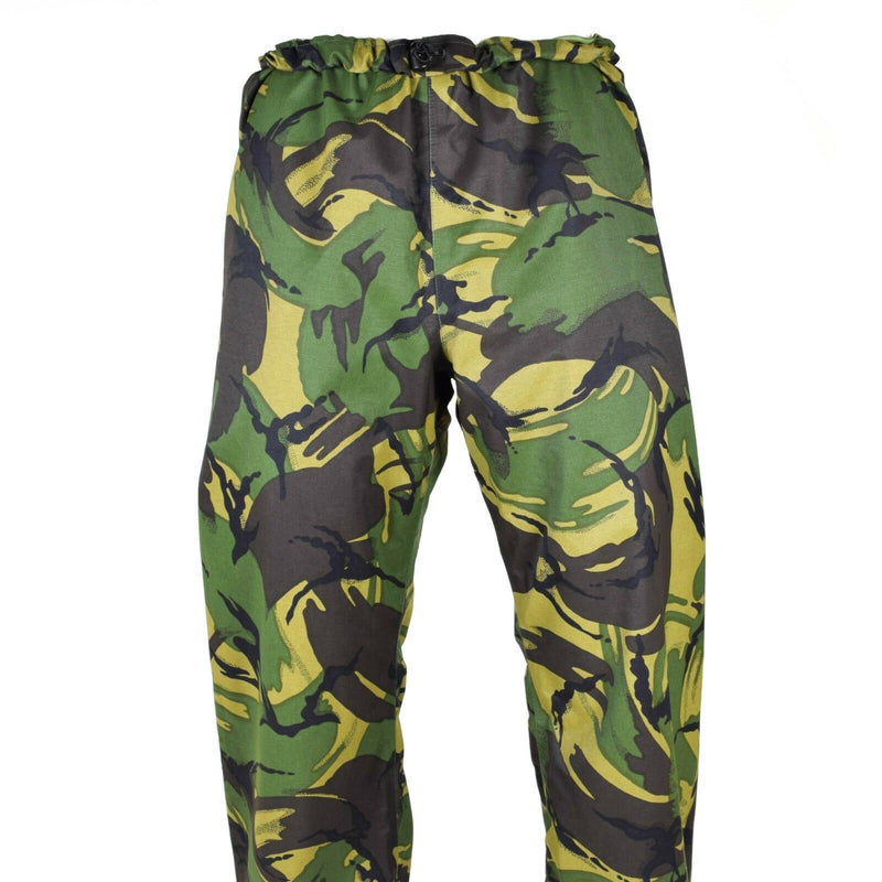 Genuine British army military combat DPM camo rain pants waterproof goretex