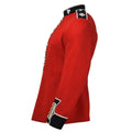Auténtica chaqueta del ejército británico, uniforme, túnica, vestido rojo, guardias escarlata, caballería