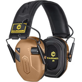 EARMOR M300T Protector Auditivo Electrónico Bluetooth 22dB NRR Coyote Marrón