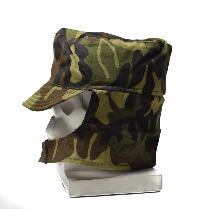 Genuine Romanian army field cap m93 combat BDU hat camo leaf military NEW
