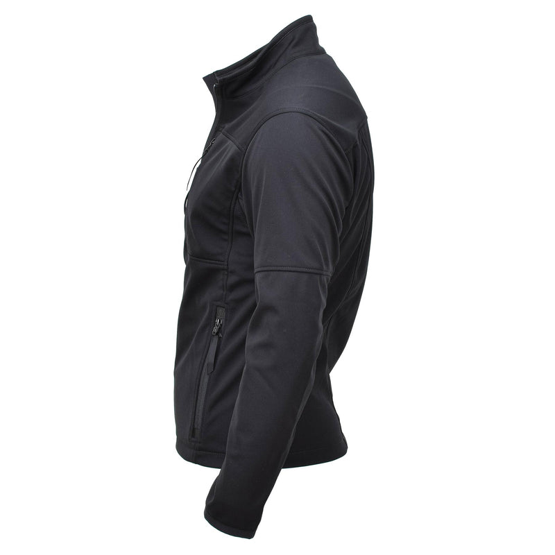 Windstopper-Jacke im Militärstil, winddicht, Gore-Tex-Membran, wasserdicht, schwarz