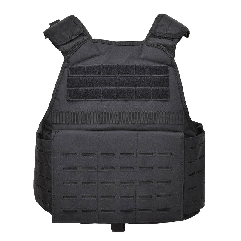 MIL-TEC LASER CUT tactical combat plate carrier military vest molle compactable Black
